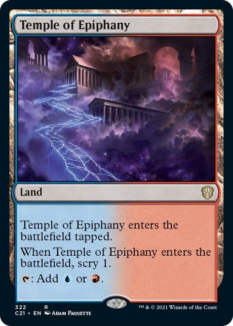 Temple of Epiphany [Commander 2021] - Magic: The Gathering - Card Brawlers | Quebec | Canada |