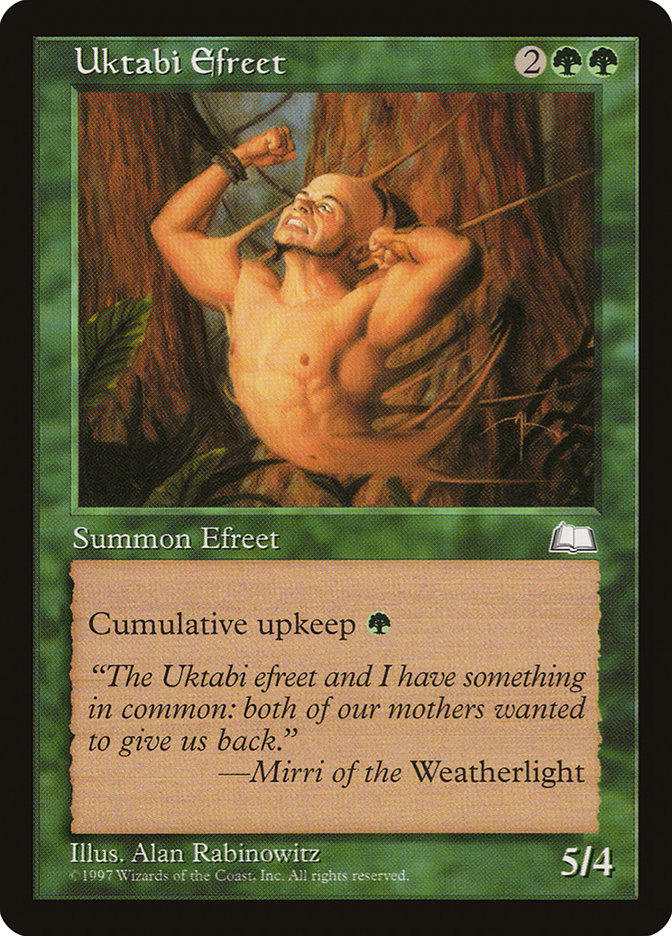 Uktabi Efreet [Weatherlight] - Magic: The Gathering - Card Brawlers | Quebec | Canada |