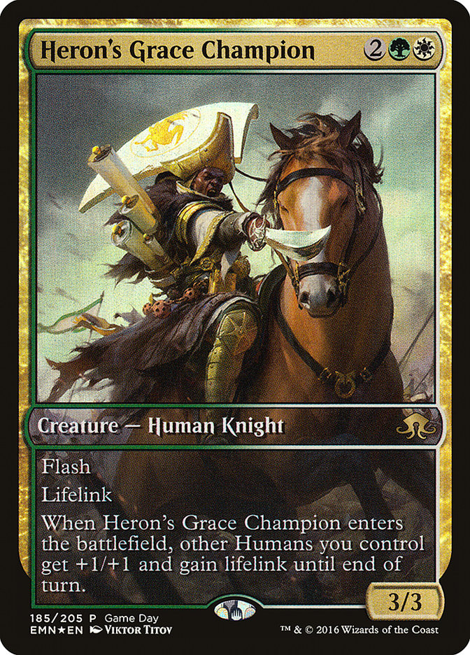 Heron's Grace Champion (Game Day) [Eldritch Moon Promos] - Magic: The Gathering - Card Brawlers | Quebec | Canada |