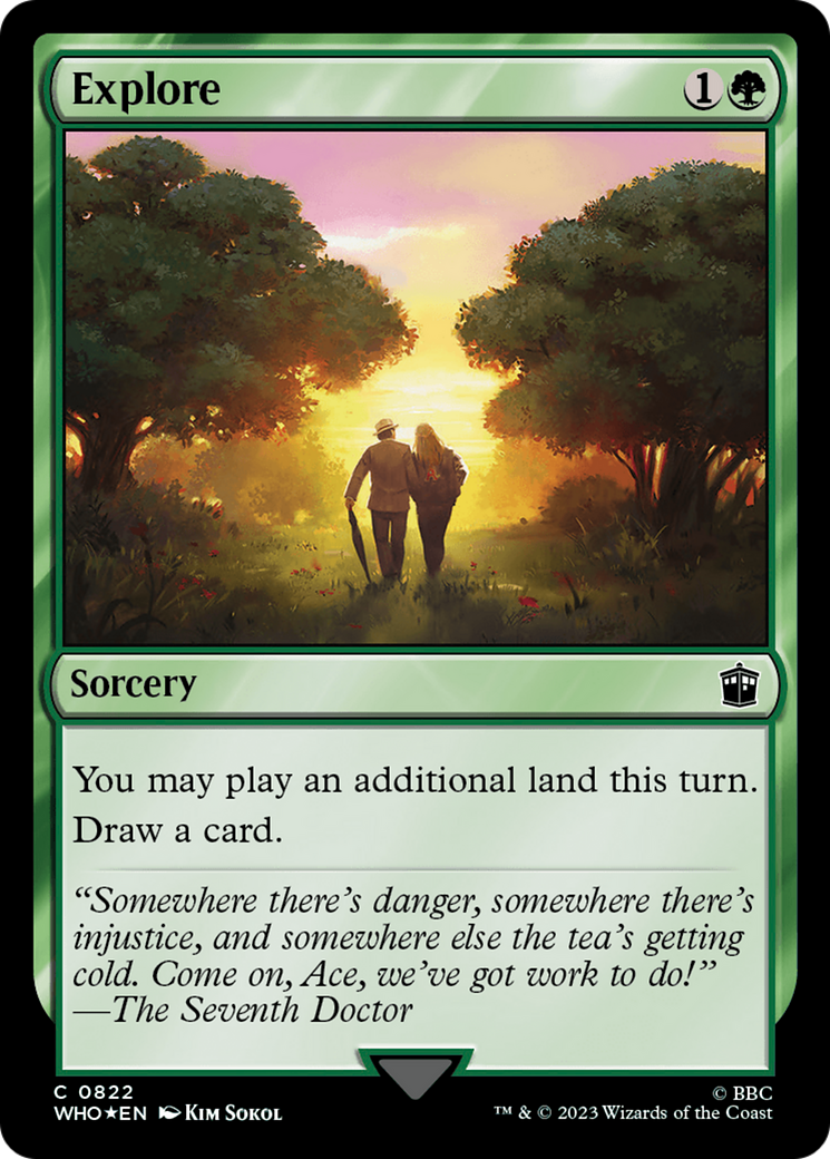Explore (Surge Foil) [Doctor Who] - Magic: The Gathering - Card Brawlers | Quebec | Canada |