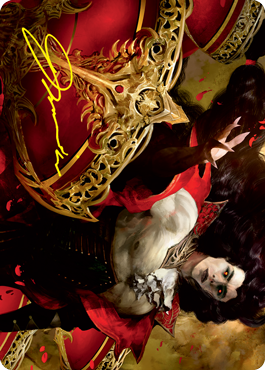 Bloodvial Purveyor Art Card (Gold-Stamped Signature) [Innistrad: Crimson Vow Art Series] - Magic: The Gathering - Card Brawlers | Quebec | Canada |