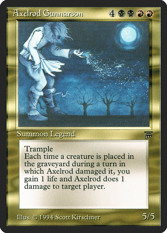 Axelrod Gunnarson [Legends] - Magic: The Gathering - Card Brawlers | Quebec | Canada |