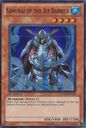 Samurai of the Ice Barrier [HA03-EN019] Super Rare - Yu-Gi-Oh! - Card Brawlers | Quebec | Canada |