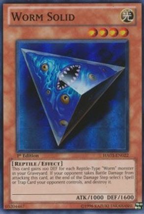 Worm Solid [HA03-EN022] Super Rare - Yu-Gi-Oh! - Card Brawlers | Quebec | Canada |