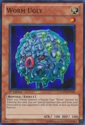 Worm Ugly [HA03-EN024] Super Rare - Yu-Gi-Oh! - Card Brawlers | Quebec | Canada |