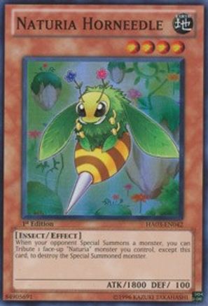 Naturia Horneedle [HA03-EN042] Super Rare - Yu-Gi-Oh! - Card Brawlers | Quebec | Canada |