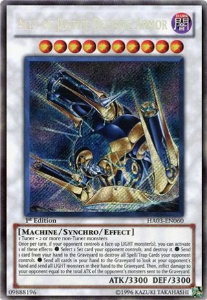 Ally of Justice Decisive Armor [HA03-EN060] Secret Rare