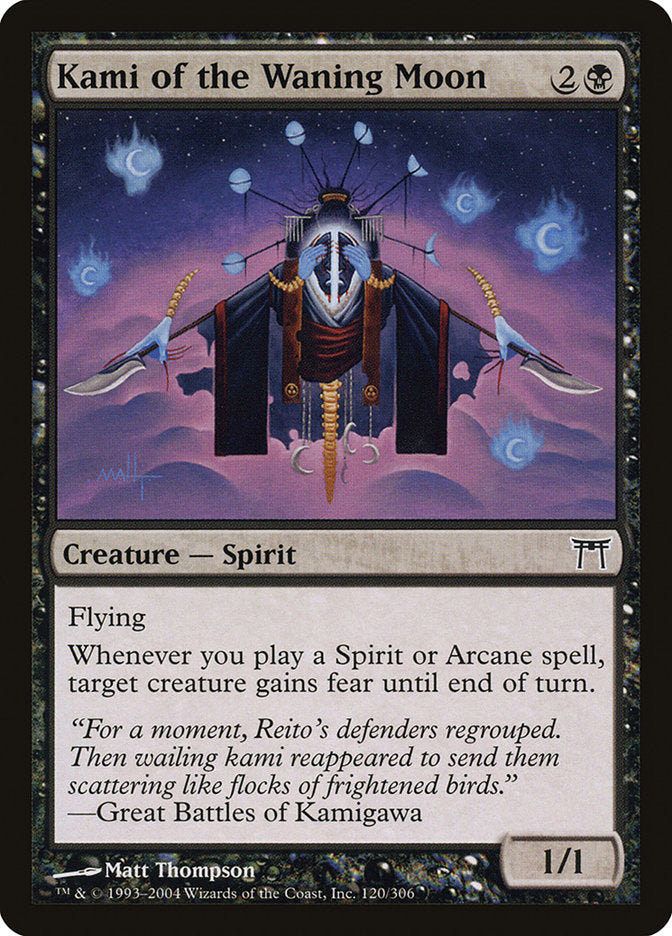 Kami of the Waning Moon [Champions of Kamigawa] - Magic: The Gathering - Card Brawlers | Quebec | Canada |