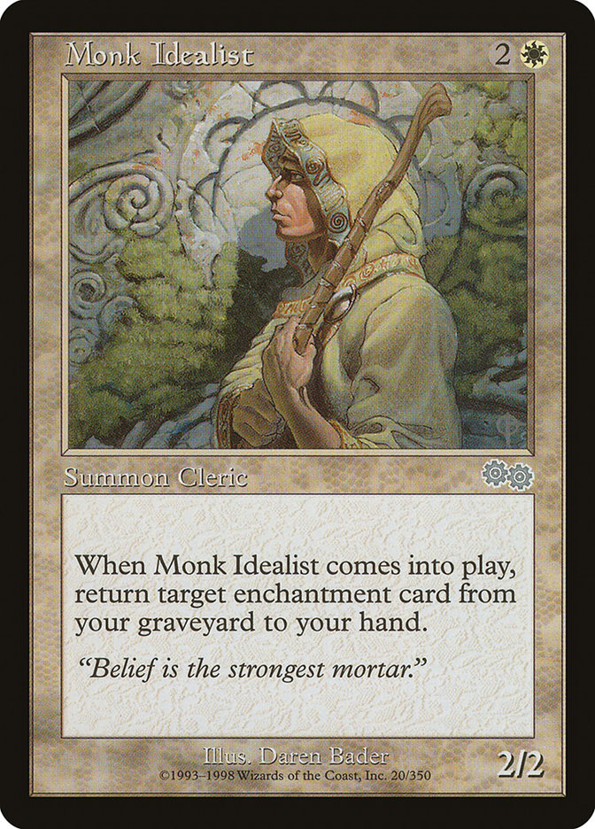 Monk Idealist [Urza's Saga] - Magic: The Gathering - Card Brawlers | Quebec | Canada |