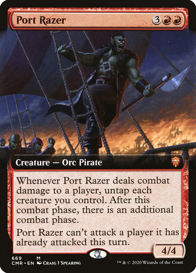 Port Razer (Extended Art) [Commander Legends] - Magic: The Gathering - Card Brawlers | Quebec | Canada |