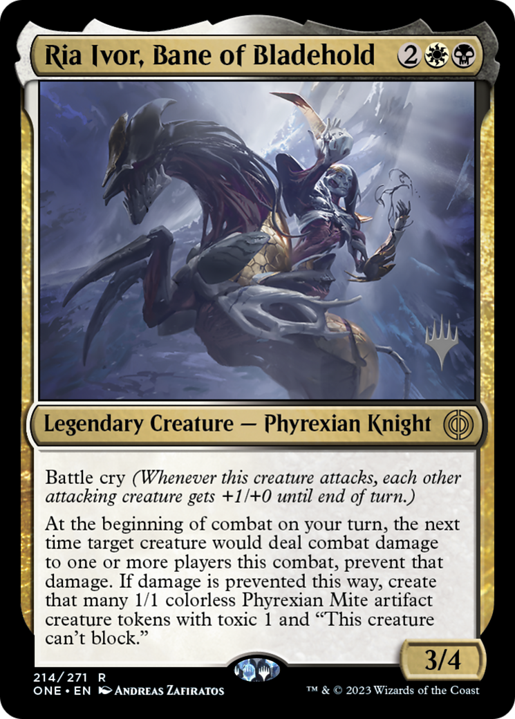 Ria Ivor, Bane of Bladehold (Promo Pack) [Phyrexia: All Will Be One Promos] - Magic: The Gathering - Card Brawlers | Quebec | Canada |