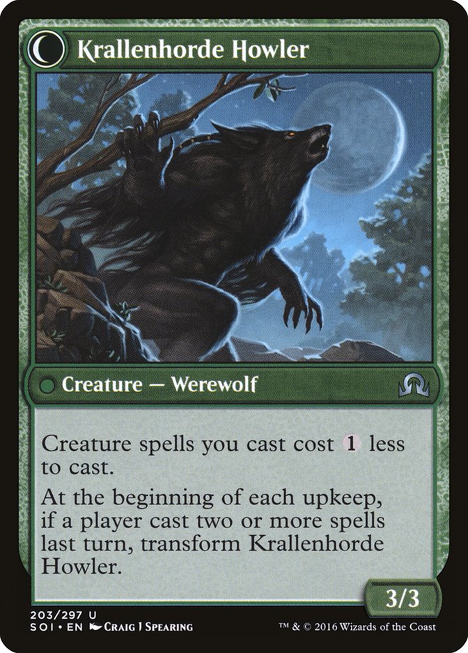 Duskwatch Recruiter // Krallenhorde Howler [Shadows over Innistrad] - Magic: The Gathering - Card Brawlers | Quebec | Canada |