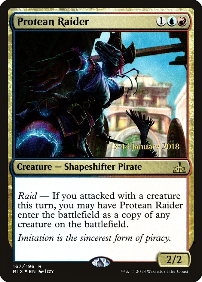 Protean Raider [Rivals of Ixalan Prerelease Promos] - Magic: The Gathering - Card Brawlers | Quebec | Canada |