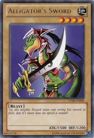 Alligator's Sword [TU08-EN006] Rare - Yu-Gi-Oh! - Card Brawlers | Quebec | Canada |