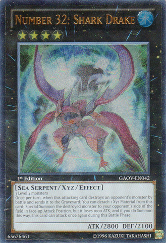 Number 32: Shark Drake [GAOV-EN042] Ultimate Rare - Yu-Gi-Oh! - Card Brawlers | Quebec | Canada |