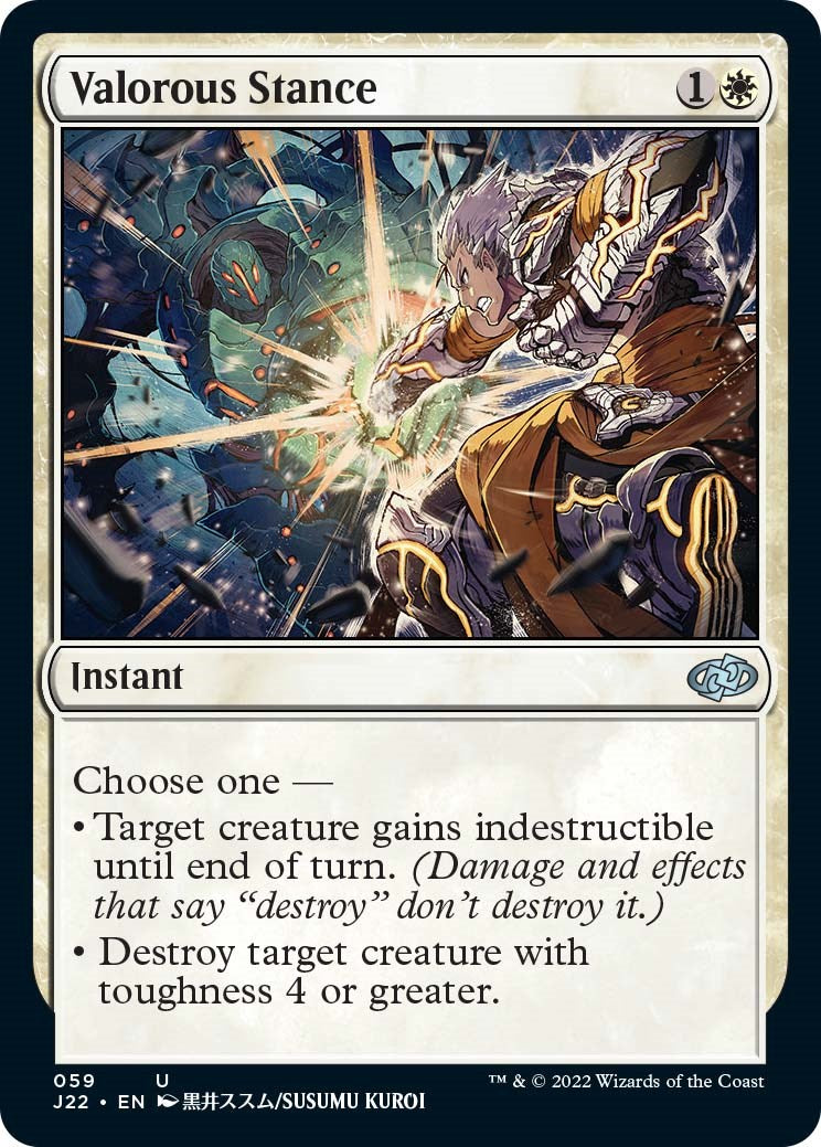 Valorous Stance [Jumpstart 2022] - Magic: The Gathering - Card Brawlers | Quebec | Canada |