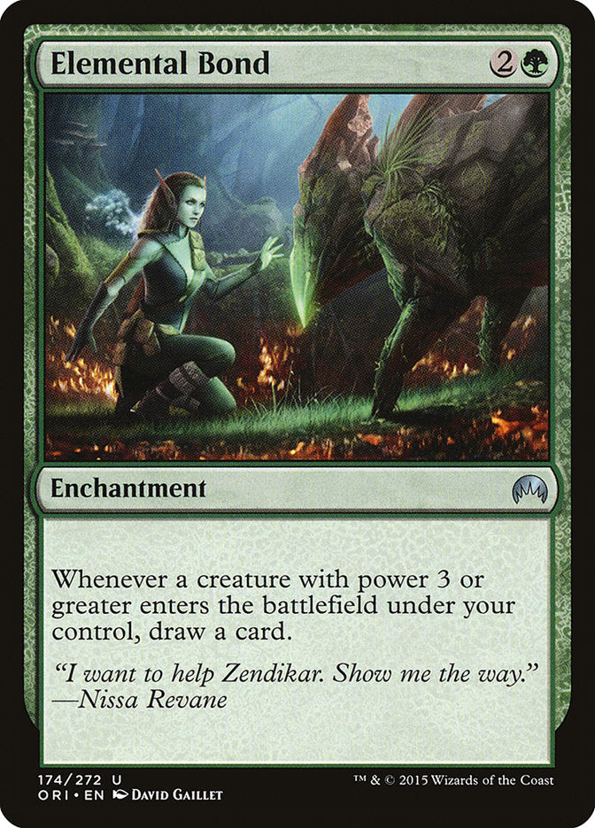 Elemental Bond [Magic Origins] - Magic: The Gathering - Card Brawlers | Quebec | Canada |