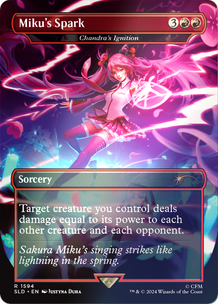 Miku's Spark - Chandra's Ignition (Rainbow Foil) [Secret Lair Drop Series] - Magic: The Gathering - Card Brawlers | Quebec | Canada |