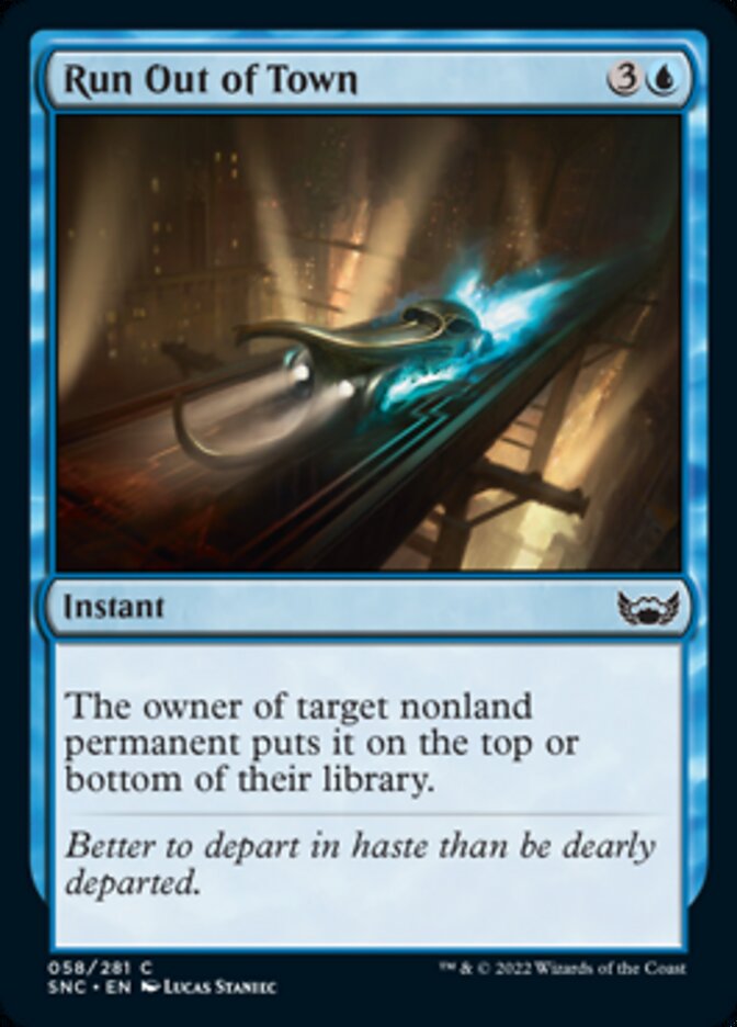 Run Out of Town [Streets of New Capenna] - Magic: The Gathering - Card Brawlers | Quebec | Canada |