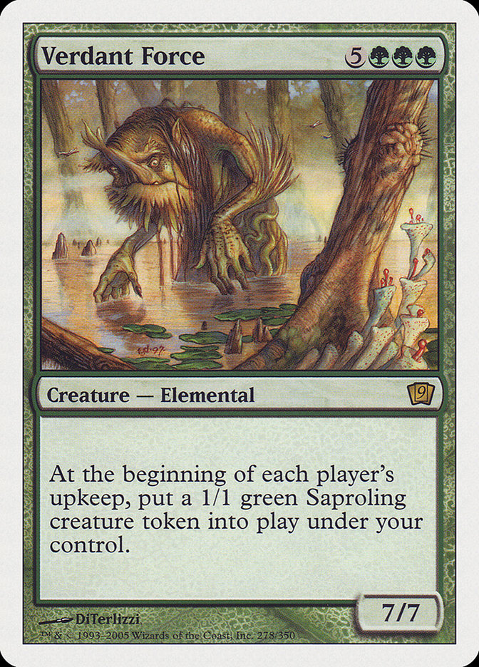 Verdant Force [Ninth Edition] - Magic: The Gathering - Card Brawlers | Quebec | Canada |