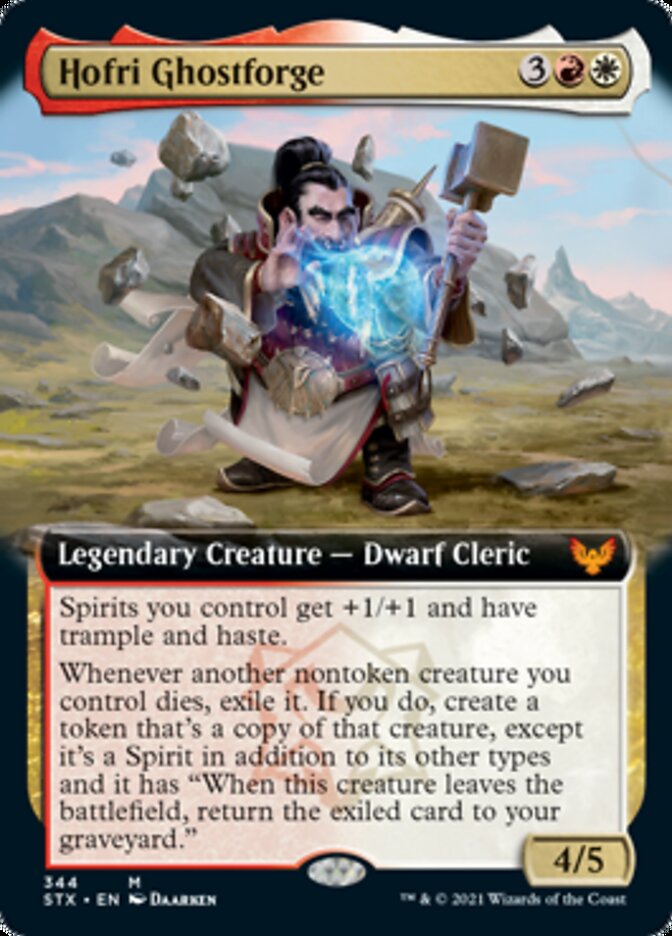 Hofri Ghostforge (Extended Art) [Strixhaven: School of Mages] - Magic: The Gathering - Card Brawlers | Quebec | Canada |