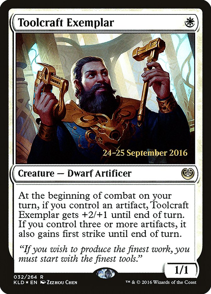 Toolcraft Exemplar [Kaladesh Prerelease Promos] - Magic: The Gathering - Card Brawlers | Quebec | Canada |