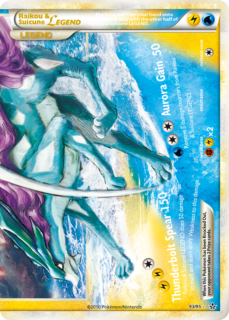 Raikou & Suicune LEGEND (93/95) [HeartGold & SoulSilver: Unleashed] - Pokémon - Card Brawlers | Quebec | Canada |