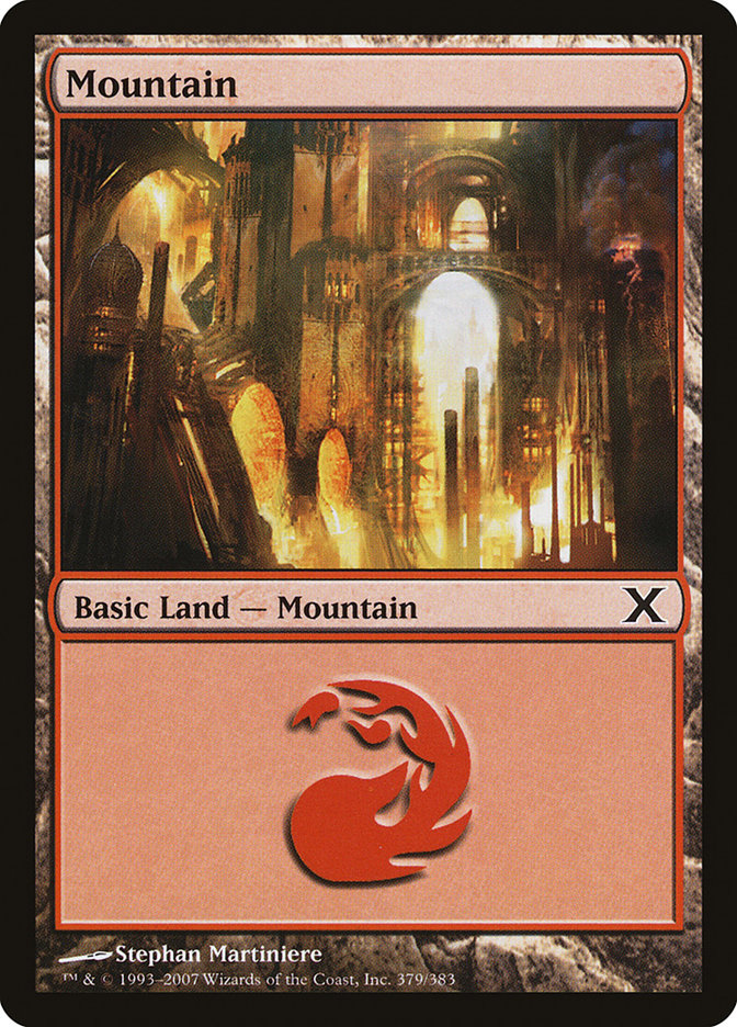 Mountain (379) [Tenth Edition] - Magic: The Gathering - Card Brawlers | Quebec | Canada |