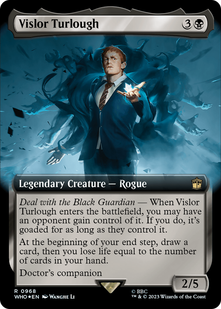 Vislor Turlough (Extended Art) (Surge Foil) [Doctor Who] - Magic: The Gathering - Card Brawlers | Quebec | Canada |