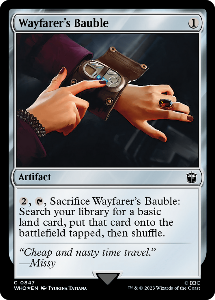 Wayfarer's Bauble (Surge Foil) [Doctor Who] - Magic: The Gathering - Card Brawlers | Quebec | Canada |