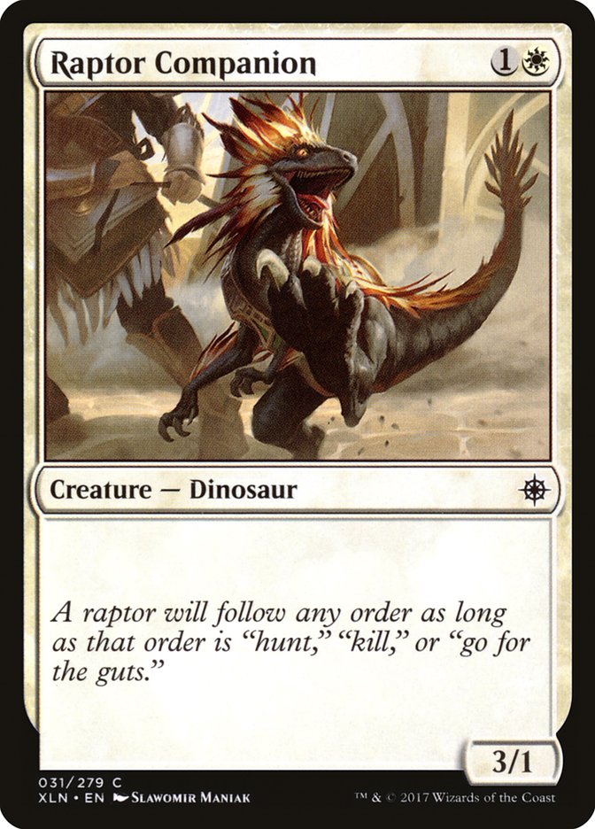 Raptor Companion [Ixalan] - Magic: The Gathering - Card Brawlers | Quebec | Canada |