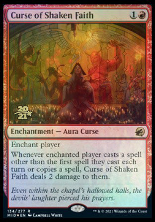 Curse of Shaken Faith [Innistrad: Midnight Hunt Prerelease Promos] - Magic: The Gathering - Card Brawlers | Quebec | Canada |
