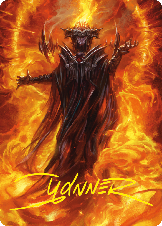 Sauron, the Dark Lord Art Card (Gold-Stamped Signature) [The Lord of the Rings: Tales of Middle-earth Art Series] - Magic: The Gathering - Card Brawlers | Quebec | Canada |