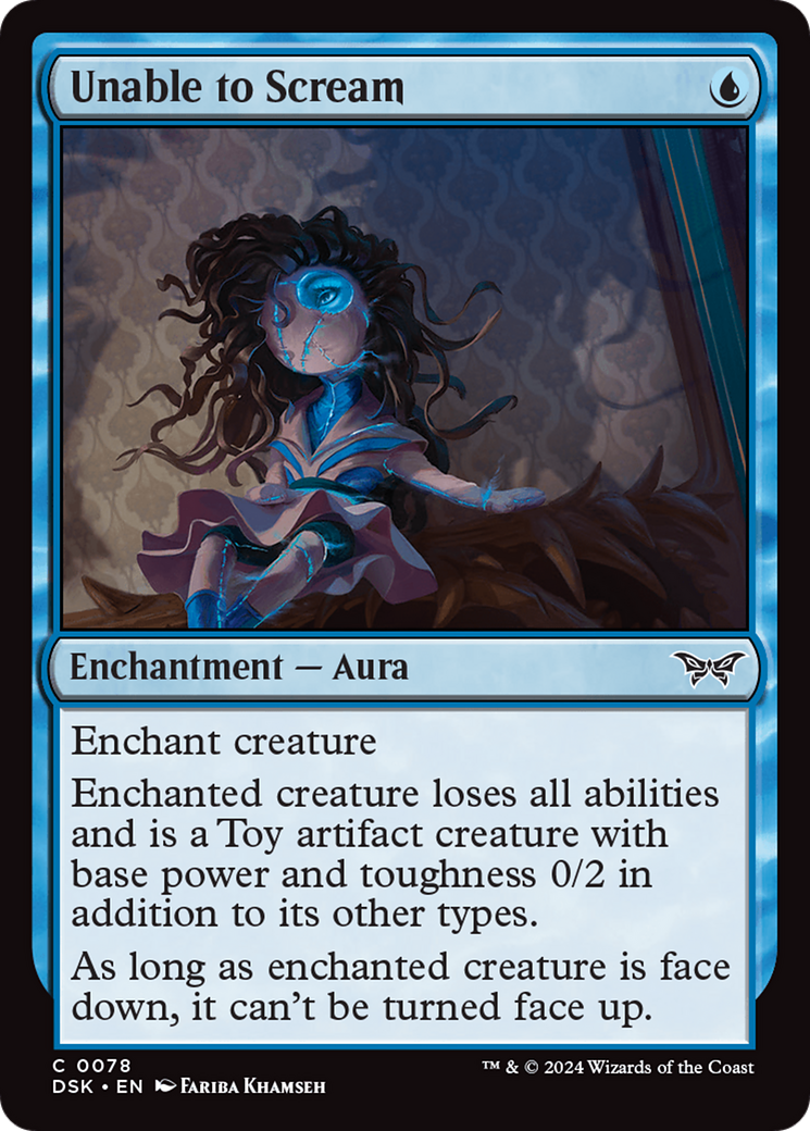 Unable to Scream [Duskmourn: House of Horror] - Magic: The Gathering - Card Brawlers | Quebec | Canada |