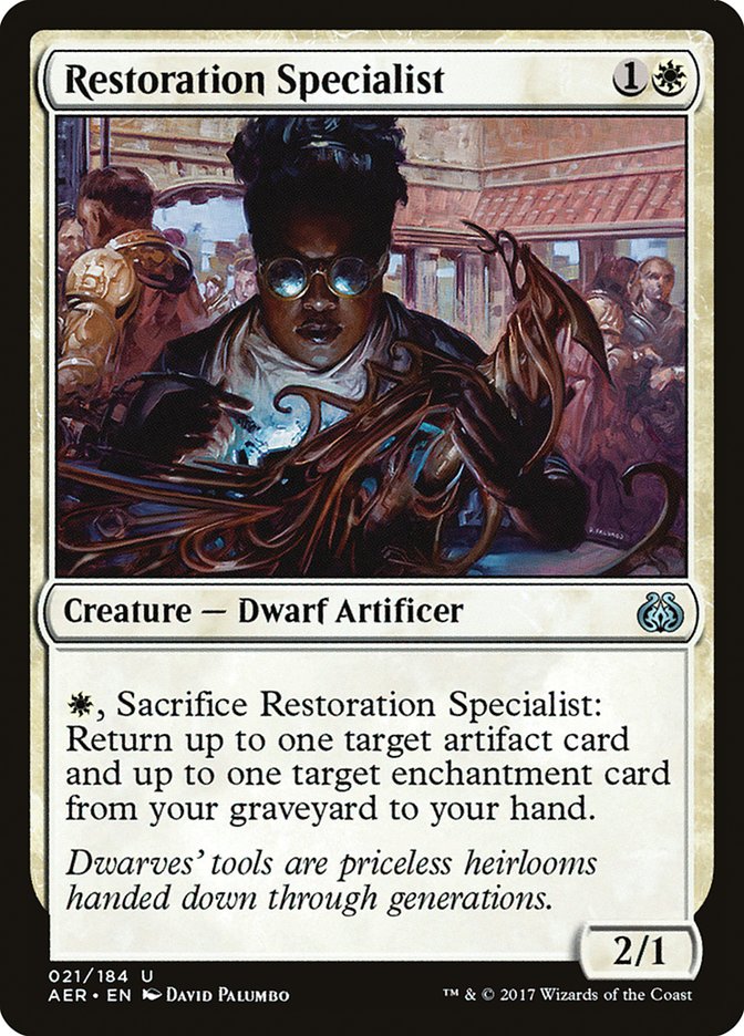 Restoration Specialist [Aether Revolt] - Magic: The Gathering - Card Brawlers | Quebec | Canada |