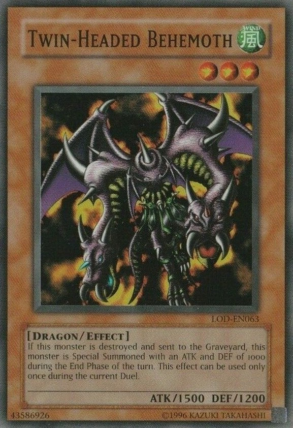 Twin-Headed Behemoth [LOD-EN063] Super Rare - Yu-Gi-Oh! - Card Brawlers | Quebec | Canada |