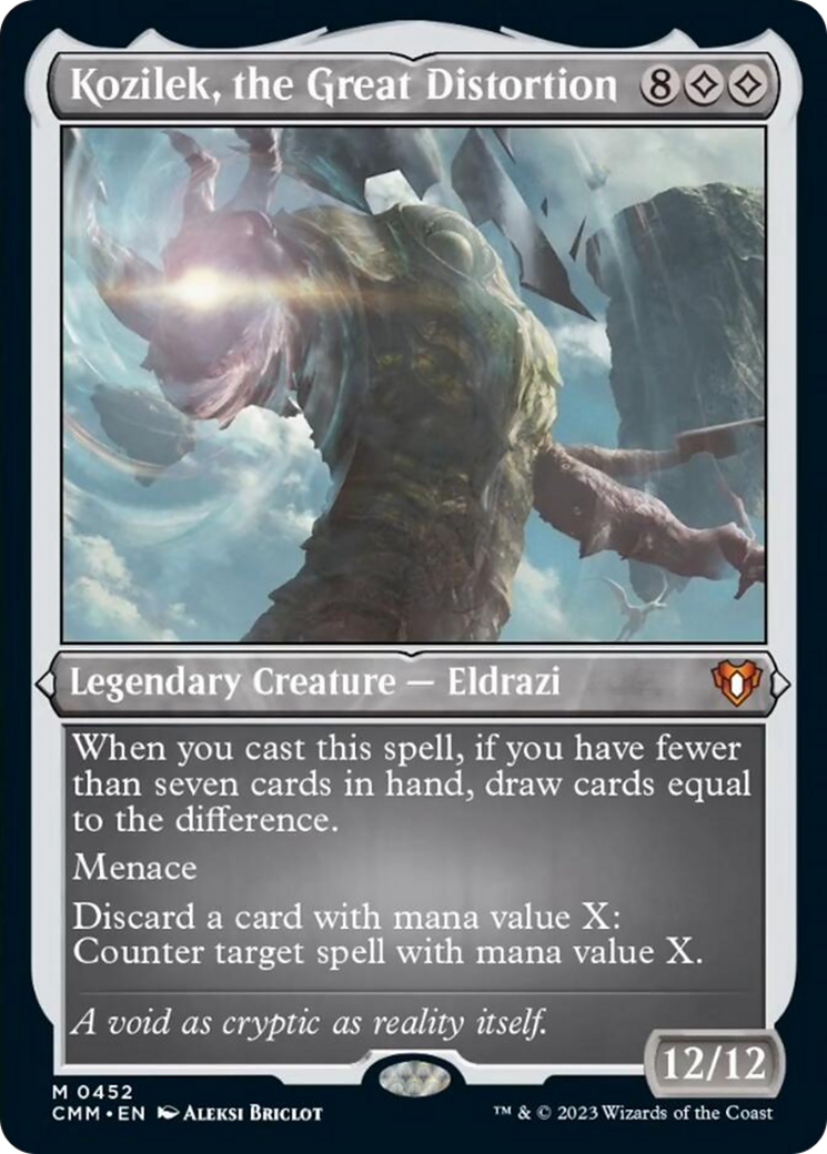 Kozilek, the Great Distortion (Foil Etched) [Commander Masters] - Magic: The Gathering - Card Brawlers | Quebec | Canada |