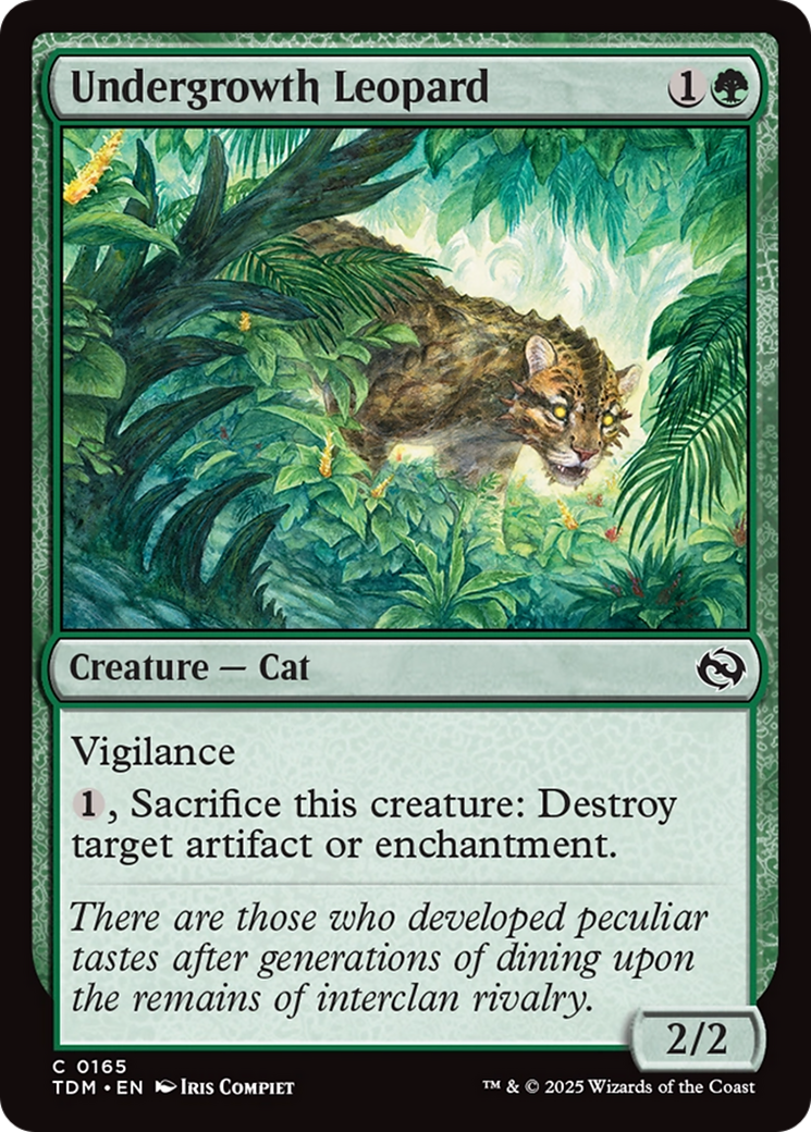 Undergrowth Leopard [Tarkir: Dragonstorm] - Magic: The Gathering - Card Brawlers | Quebec | Canada |
