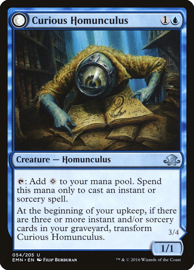Curious Homunculus // Voracious Reader [Eldritch Moon] - Magic: The Gathering - Card Brawlers | Quebec | Canada |
