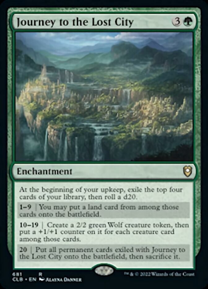 Journey to the Lost City [Commander Legends: Battle for Baldur's Gate] - Magic: The Gathering - Card Brawlers | Quebec | Canada |