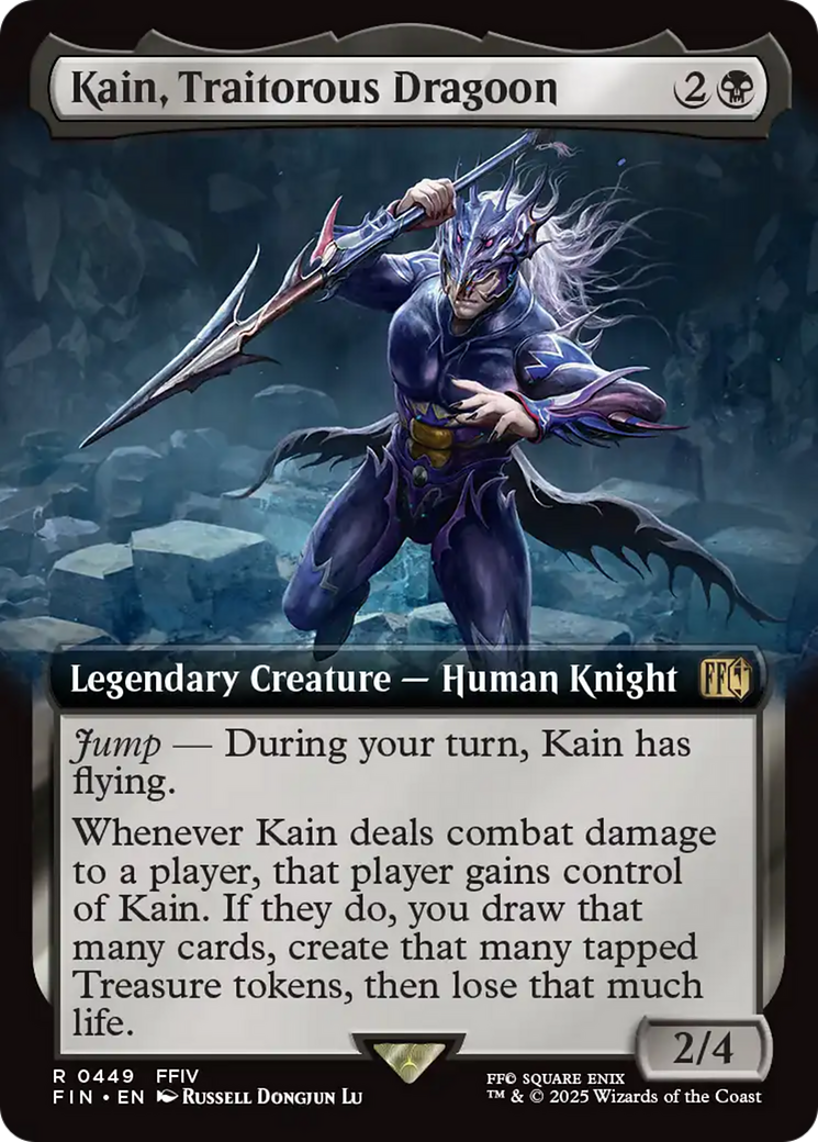 Kain, Traitorous Dragoon (Extended Art) [FINAL FANTASY] - Magic: The Gathering - Card Brawlers | Quebec | Canada |