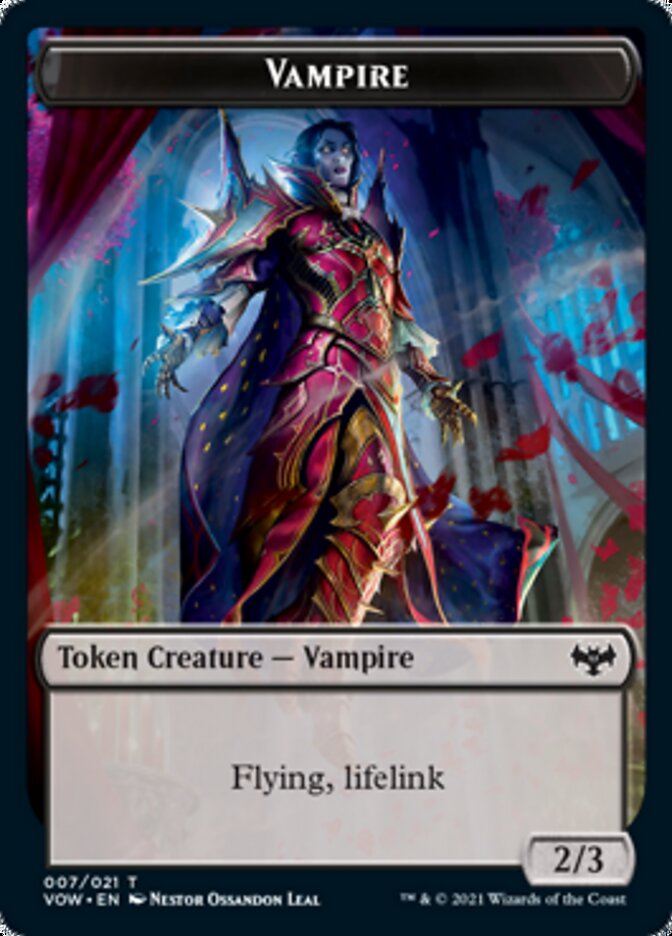 Vampire Token (007) [Innistrad: Crimson Vow Tokens] - Magic: The Gathering - Card Brawlers | Quebec | Canada |