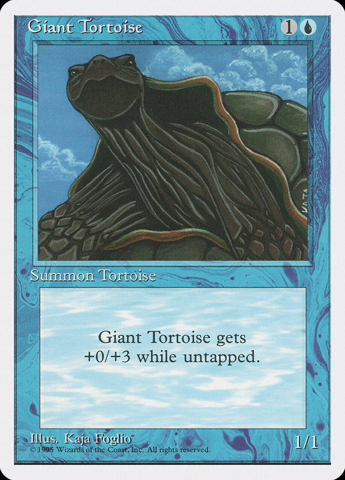 Giant Tortoise [Fourth Edition] - Magic: The Gathering - Card Brawlers | Quebec | Canada |