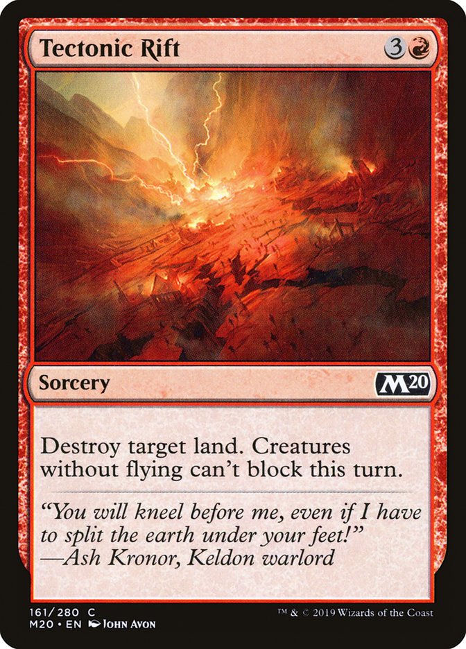 Tectonic Rift [Core Set 2020] - Magic: The Gathering - Card Brawlers | Quebec | Canada |