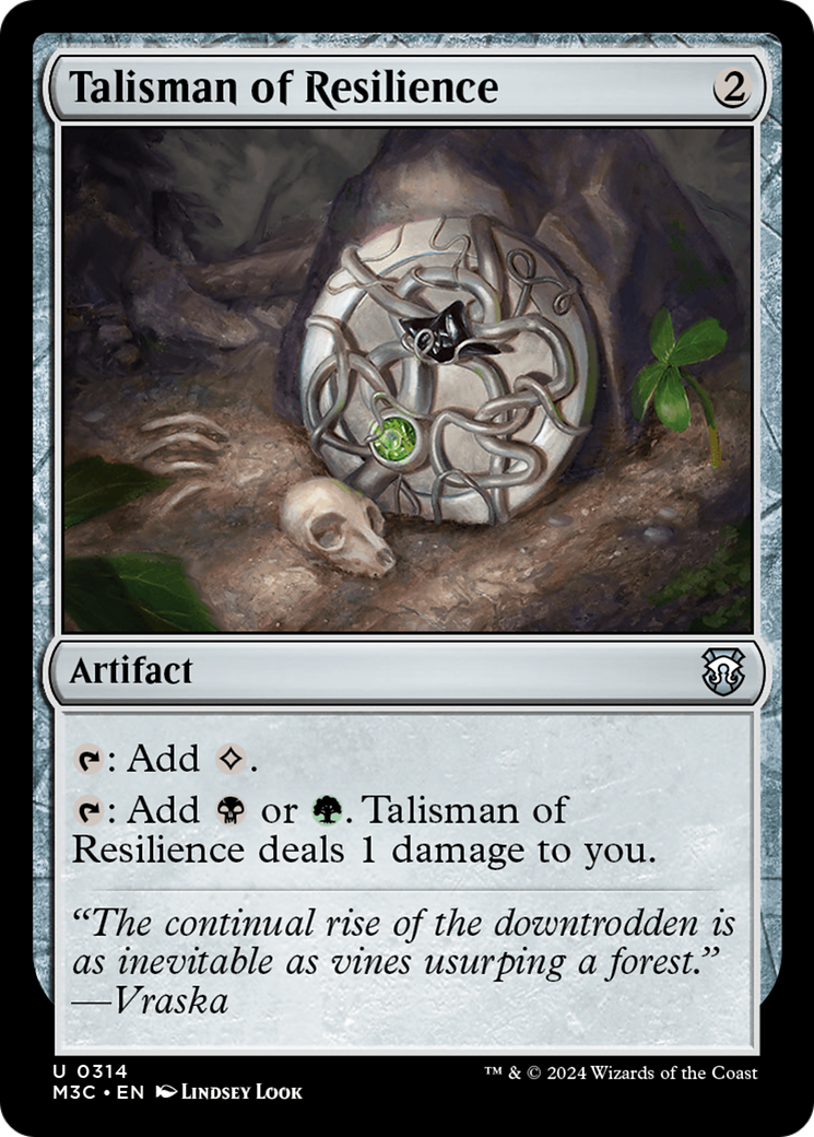 Talisman of Resilience (Ripple Foil) [Modern Horizons 3 Commander] - Magic: The Gathering - Card Brawlers | Quebec | Canada |