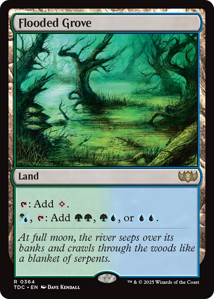Flooded Grove [Tarkir: Dragonstorm Commander] - Magic: The Gathering - Card Brawlers | Quebec | Canada |