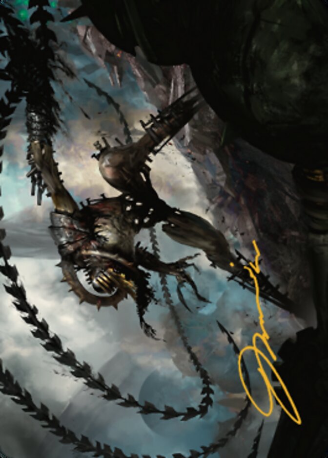 Razorlash Transmogrant Art Card (Gold-Stamped Signature) [The Brothers' War Art Series] - Magic: The Gathering - Card Brawlers | Quebec | Canada |
