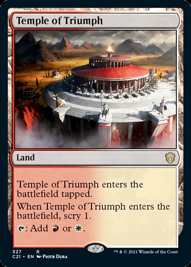 Temple of Triumph [Commander 2021] - Magic: The Gathering - Card Brawlers | Quebec | Canada |