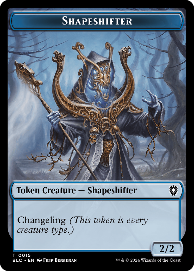 Pest // Shapeshifter Double-Sided Token [Bloomburrow Commander Tokens] - Magic: The Gathering - Card Brawlers | Quebec | Canada |