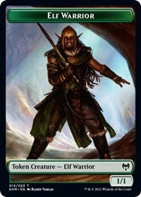 Elf Warrior // Angel Warrior Double-Sided Token [Kaldheim Tokens] - Magic: The Gathering - Card Brawlers | Quebec | Canada |